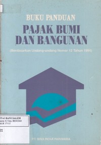 Buku Panduan Pajak Bumi dan Bangunan