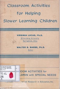 Classroom Activities for Helping Slower Learning Children