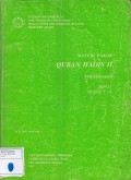 Materi Pokok Quran Hadis II: PPGI2560/4 SKS: Buku I Modul 1-6