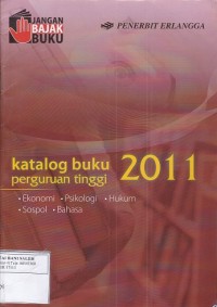Katalog Buku Perguruan Tinggi 2011