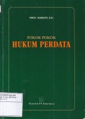 Pokok-Pokok Hukum Perdata