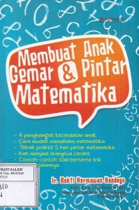 Membuat Anak Gemar & Pintar Matematika